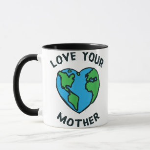 Mug Aimez Votre Mère Terre Cœur