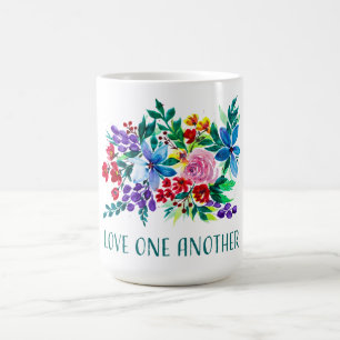 Mug Aimez-vous les uns les autres Phoebe Floral Inspir