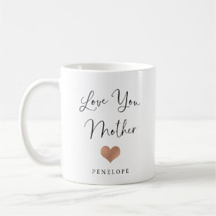 Mug Aimez-vous manuscrit et coeur manuscrits de la