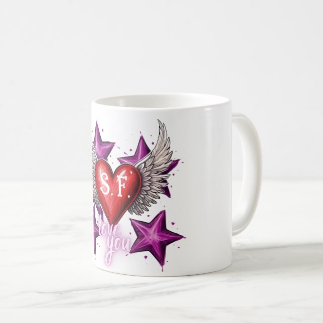 Mug Aimez-vous personnalisé (Devant droit)