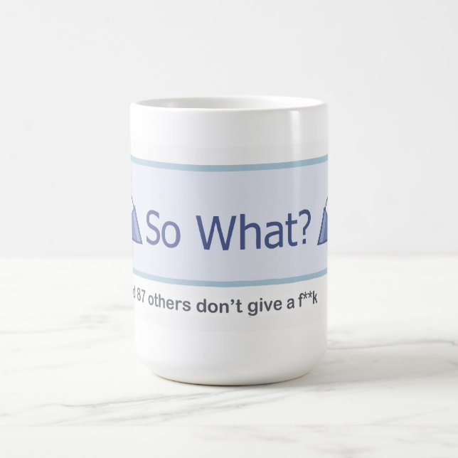 Mug Ainsi ce qui ? (Bouton de Facebook) (Centre)