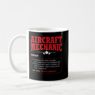 Mug Aircraft Mechanic définition Airplane Aircraft Mec