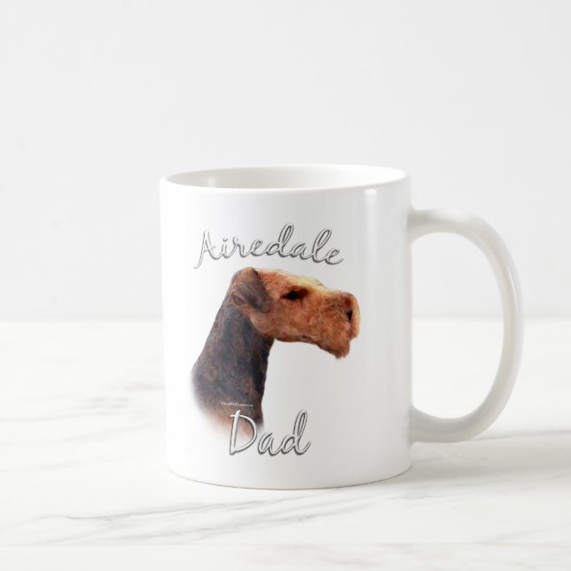 Mug Airedale Terrier Papa 2 (Droite)