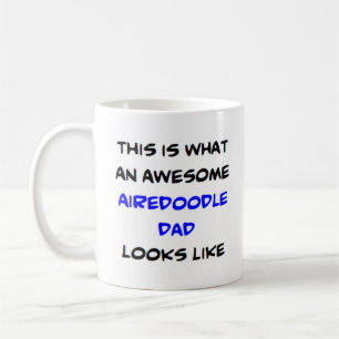 Mug airedoodle papa, génial