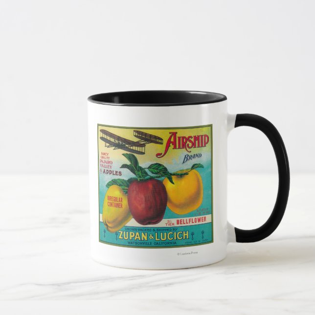 Mug Airship Apple Crate Label Watsonville, CA (Droite)