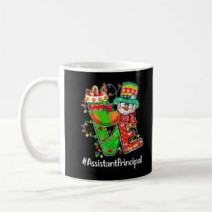 Mug AIVE Assistant principal Snowman Santa Hat Christm