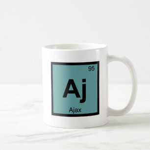 Mug Aj - Symbole de table périodique de chimie grecque