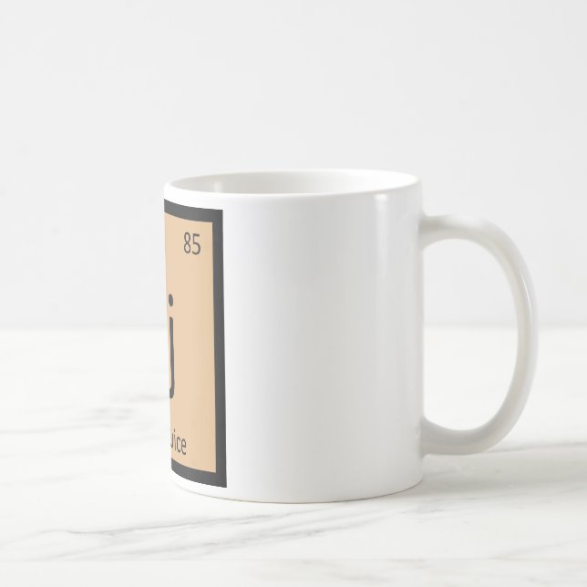 Mug Aj - symbole de Tableau périodique de chimie de (Droite)