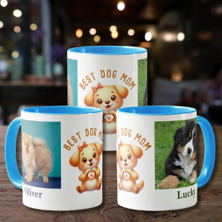 Mug Ajouter des noms de photos Message personnalisé su