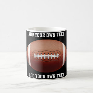 Mug Ajouter du texte sur l'oreiller de football
