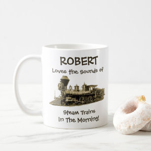 Mug Ajouter le nom Changer le texte Aime les sons des