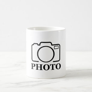 Mug Ajouter Mariage photo personnalisé Moderne Cute Él