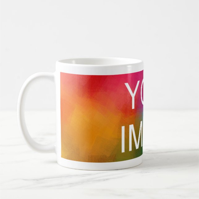 Mug Ajouter Photo Logo Entreprise Entreprise Photo Ici (Gauche)