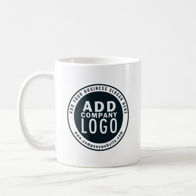 Mug Ajouter un logo d'entreprise Adresse de site Web p (Gauche)