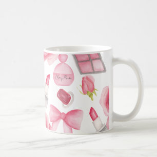 Mug Ajouter un nom au parfum personnalisé fille aquare