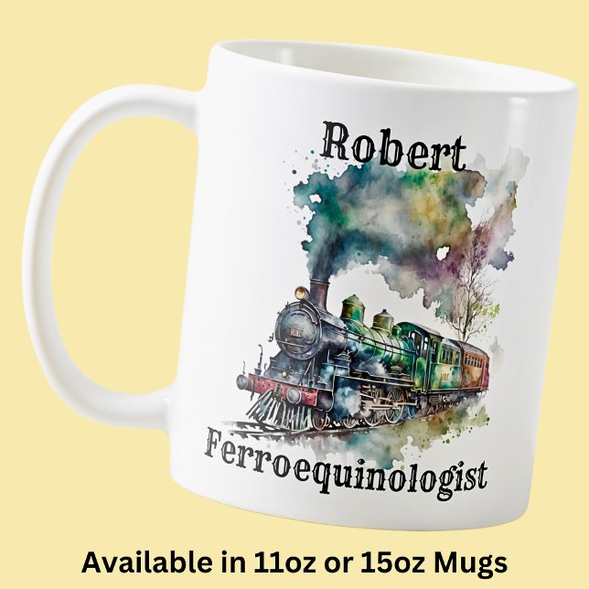Mug Ajouter un nom Changer tout le texte, Ferroéquinol (Créateur téléchargé)