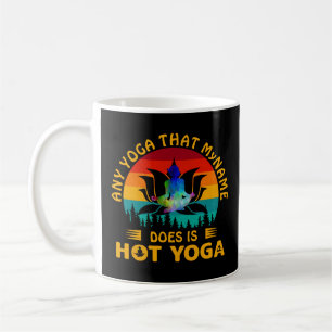 Mug Ajouter un nom Modifier le texte Tout Yoga est cha