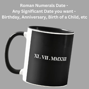 Mug Ajouter Une Date De Naissance, Un Anniversaire, Un