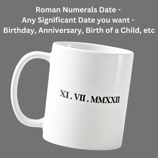 Mug Ajouter Une Date De Naissance, Un Anniversaire, Un (Créateur téléchargé)