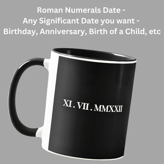Mug Ajouter Une Date De Naissance, Un Anniversaire, Un (Créateur téléchargé)