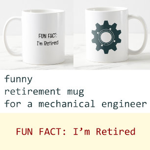 Mug Ajouter une photo Fun Fact Je suis un ingénieur mé