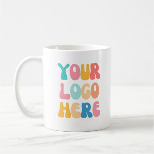Mug Ajouter votre entreprise Logo Moderne Minimal Simp