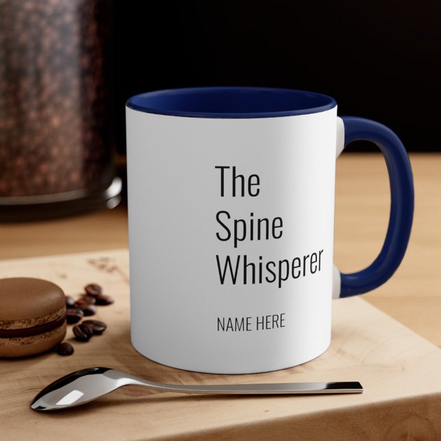 Mug Ajouter Votre Nom Spine Whisperer Chiropractor (Créateur téléchargé)