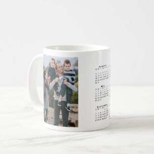 Mug Ajouter votre photo personnalisée Calendrier 2022