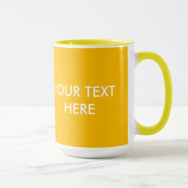 MUG AJOUTER VOTRE PROPRE TEXTE ET PHOTO (Droite)