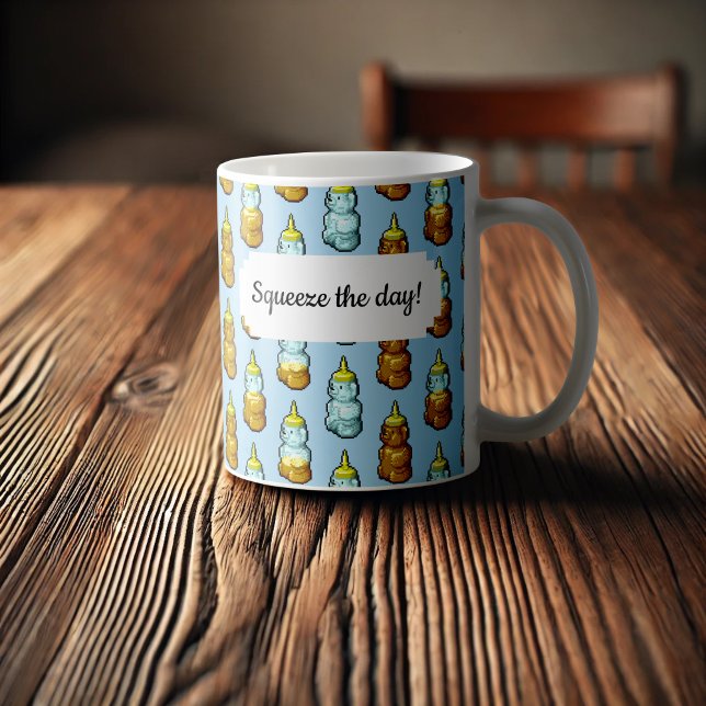 Mug Ajouter votre propre texte mignon Motif de bouteil (Créateur téléchargé)