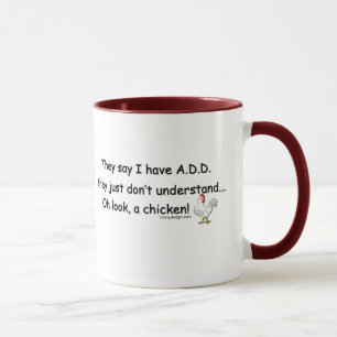 Mug AJOUTEZ l'humour de poulet