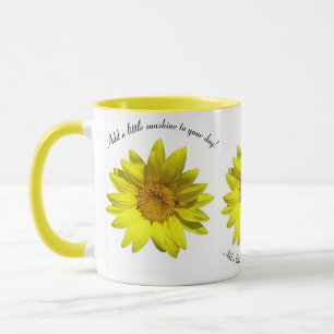 Mug  "Ajoutez un peu de soleil à votre journée !"