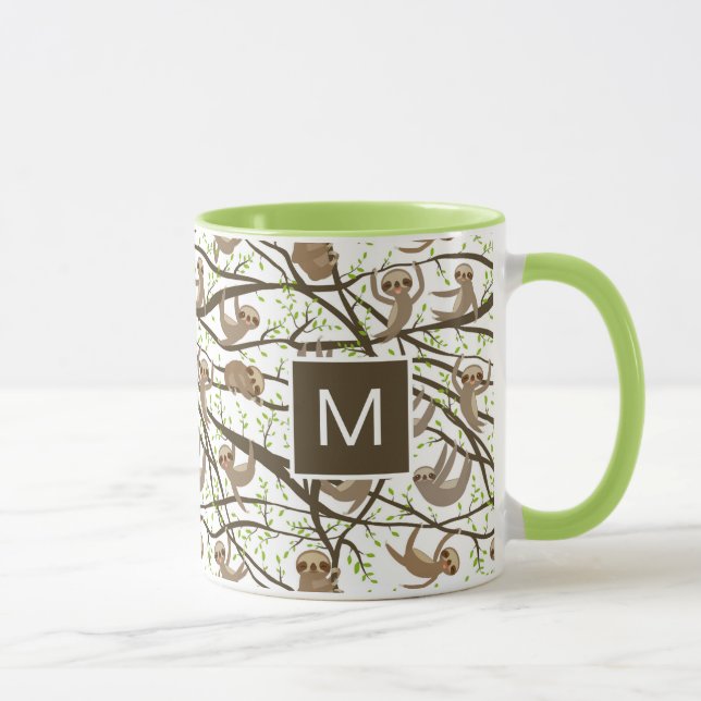 Mug Ajoutez votre motif | de sourire initial de (Droite)
