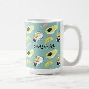 Mug Ajoutez votre nom   Taco à propos de l'amour   Tac