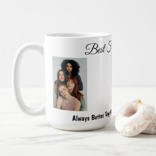Mug Ajoutez votre propre texte Script 3 Collage photo