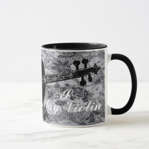 MUG AJOUTEZ VOTRE PROPRE VIOLIN DE TEXTE