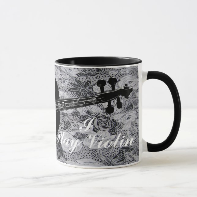 MUG AJOUTEZ VOTRE PROPRE VIOLIN DE TEXTE (Droite)