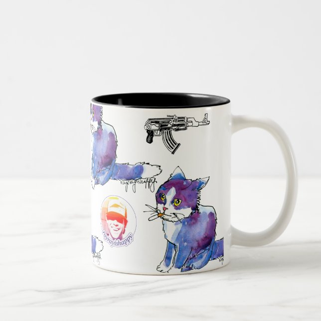 Mug AK-47 Gribouillages (Droit)