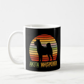 Mug Akita Whisperer Retro Vintage Shiba Inu Chien Akit