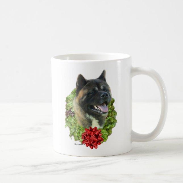 Mug Akita Wreath (Droite)