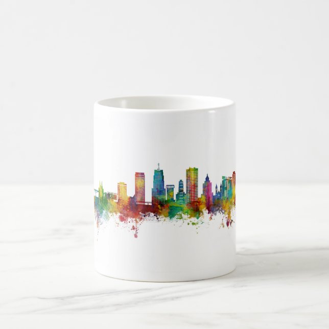 Mug Akron Ohio Skyline (Centre)