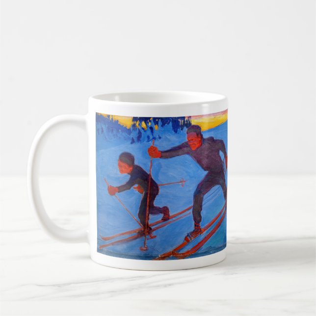 Mug Akseli Gallen-Kallela - Skiers (Gauche)