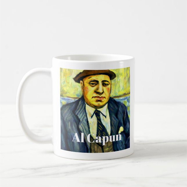 Mug "Al Capon : Le parrain de papa plaisante" (Gauche)