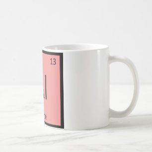 Mug Al - Dente Pasta Chimie Symbole de table périodiqu