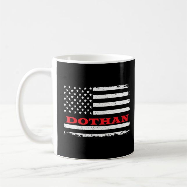 Mug Alabama Drapeau Américain Dothan Usa Patriotique S (Gauche)