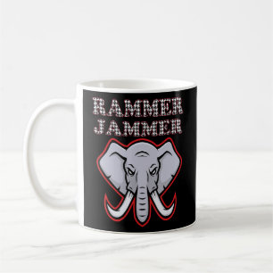 Mug Alabama Rammer Jammer Houndstooth Elephant Tide Fo