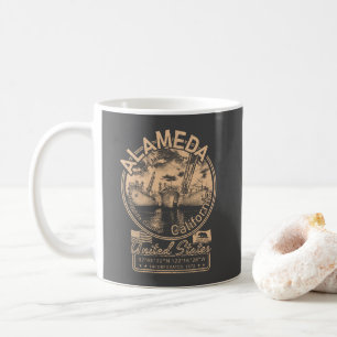 MUG ALAMEDA CALIFORNIA - CRUISER MILITAIRE DE LA MARIN