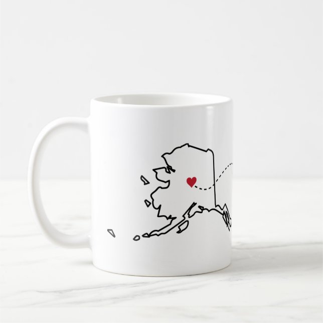 Mug Alaska-Caroline du Nord - Heart2Heart (Gauche)