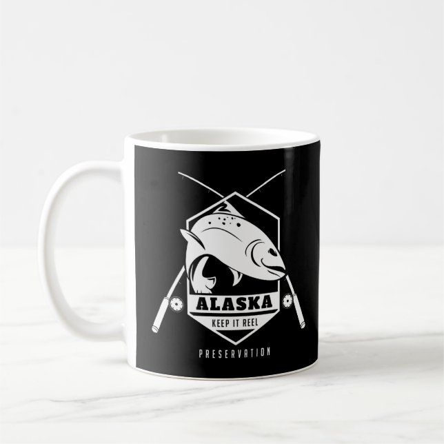 Mug Alaska Keep it Reel Conservation Cool Poisson clas (Gauche)