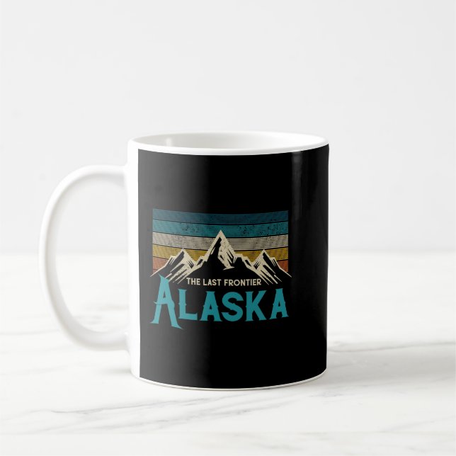 Mug Alaska La Dernière frontière Montagnes Vintages Na (Gauche)